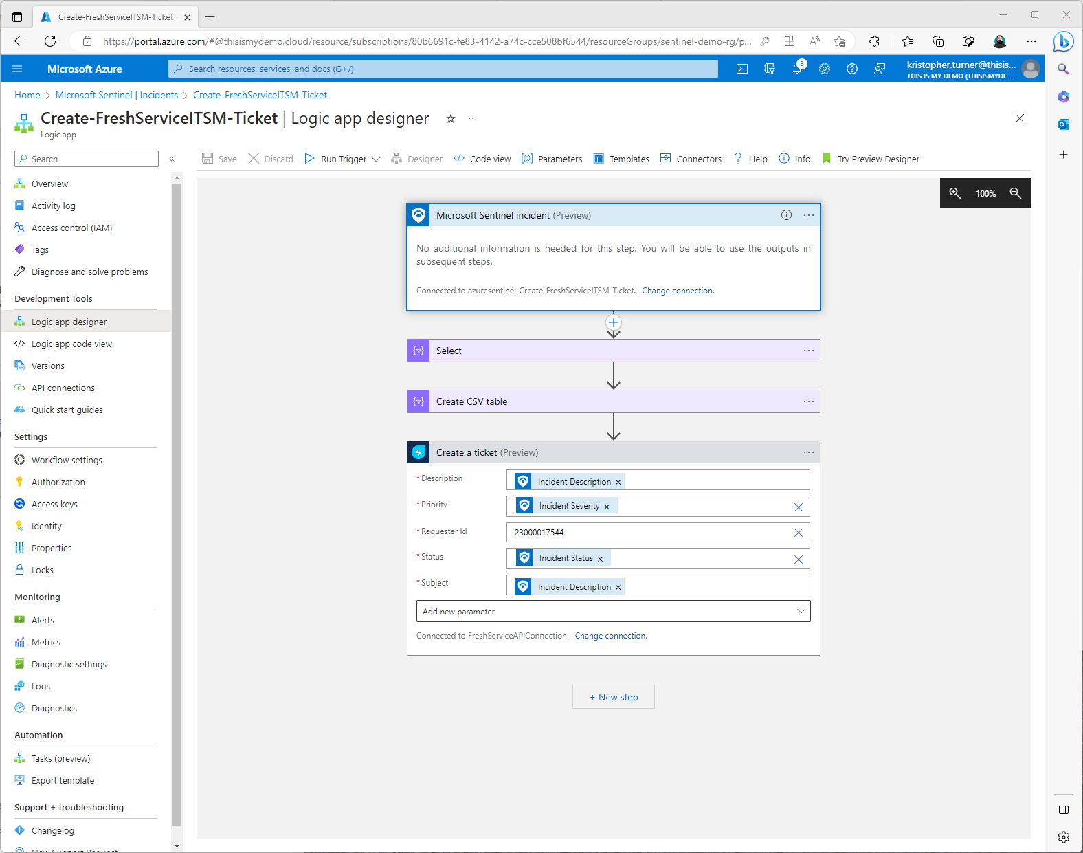 How to Integrate Microsoft Sentinel and Freshservice
